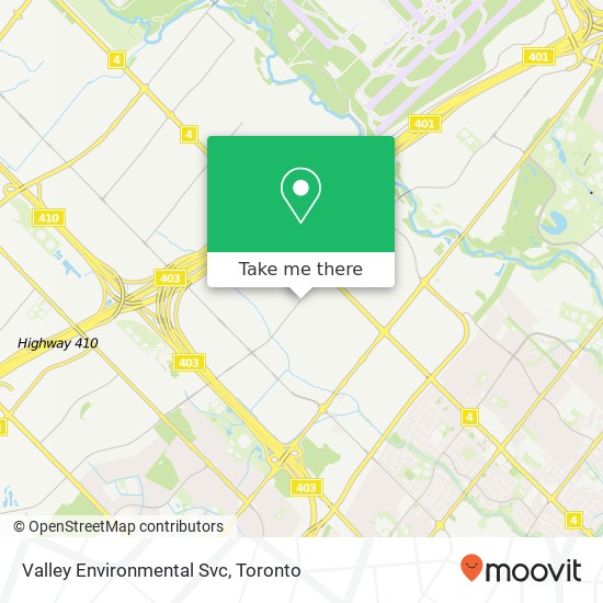 Valley Environmental Svc map