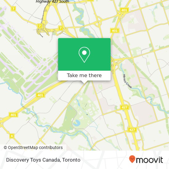 Discovery Toys Canada map