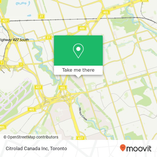 Citrolad Canada Inc map