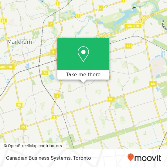 Canadian Business Systems map