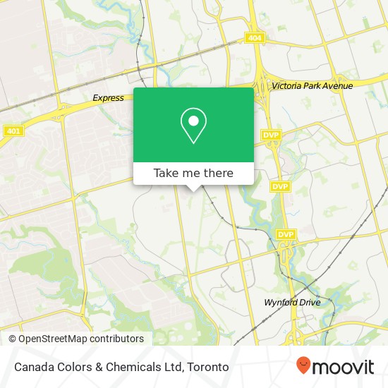 Canada Colors & Chemicals Ltd map