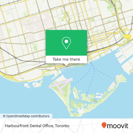 Harbourfront Dental Office map