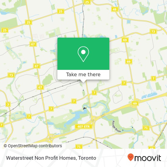 Waterstreet Non Profit Homes map