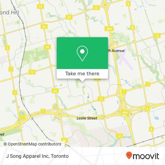 J Song Apparel Inc map