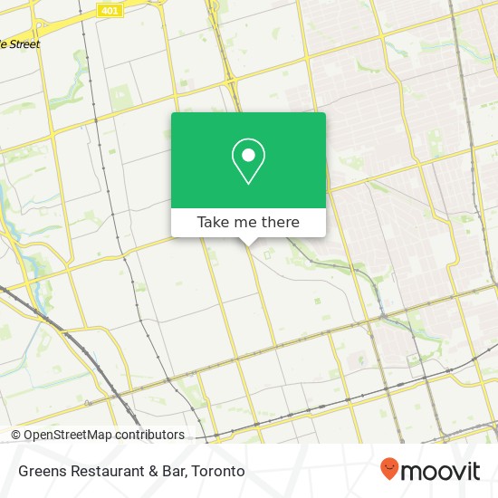 Greens Restaurant & Bar map