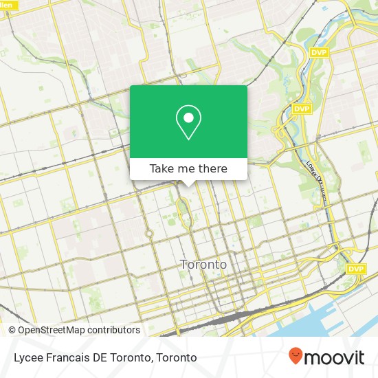 Lycee Francais DE Toronto map