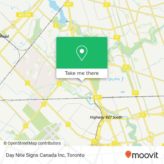 Day Nite Signs Canada Inc map