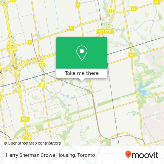 Harry Sherman Crowe Housing map