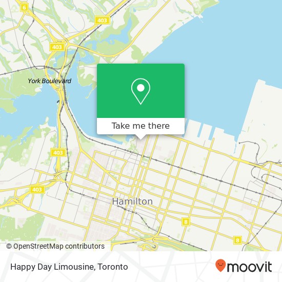 Happy Day Limousine map