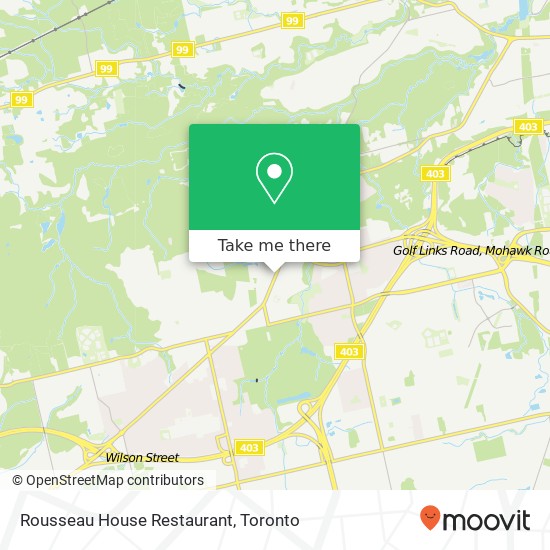 Rousseau House Restaurant map