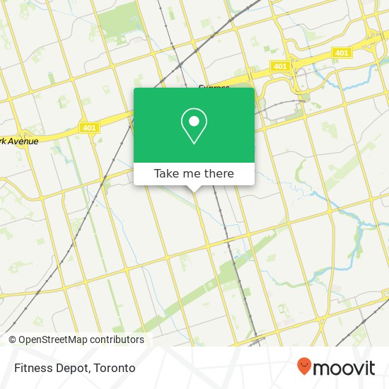 Fitness Depot map