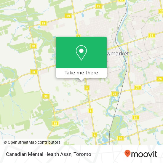 Canadian Mental Health Assn map