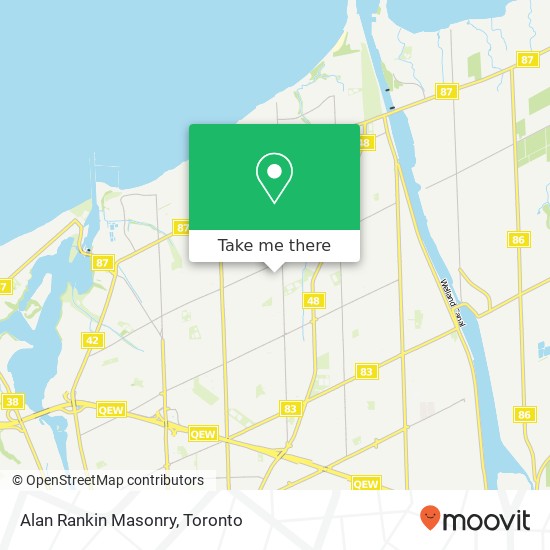 Alan Rankin Masonry map