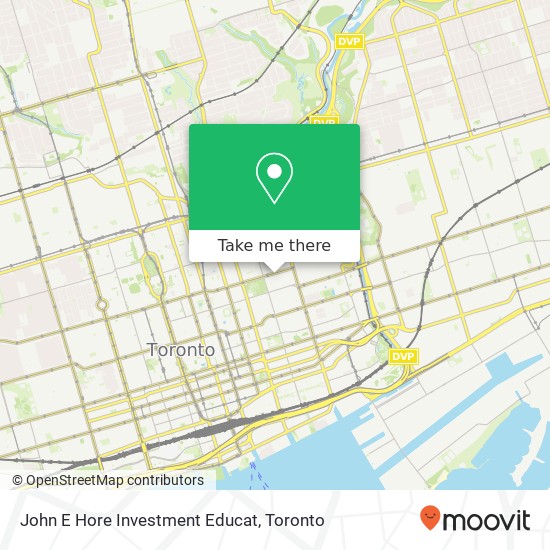 John E Hore Investment Educat map