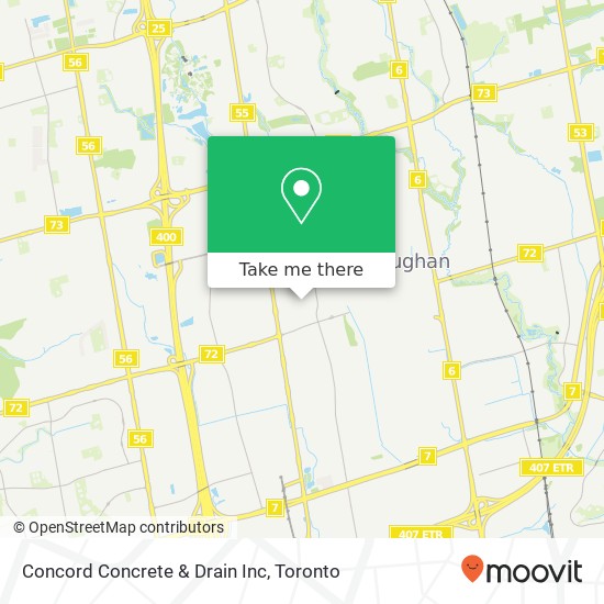 Concord Concrete & Drain Inc map