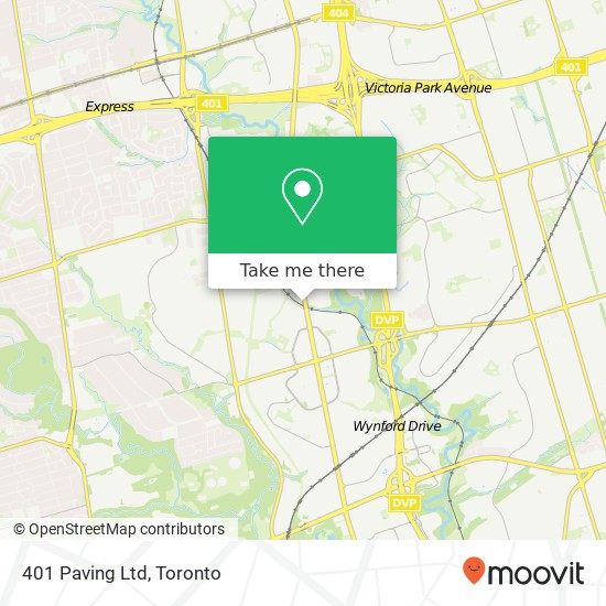 401 Paving Ltd map