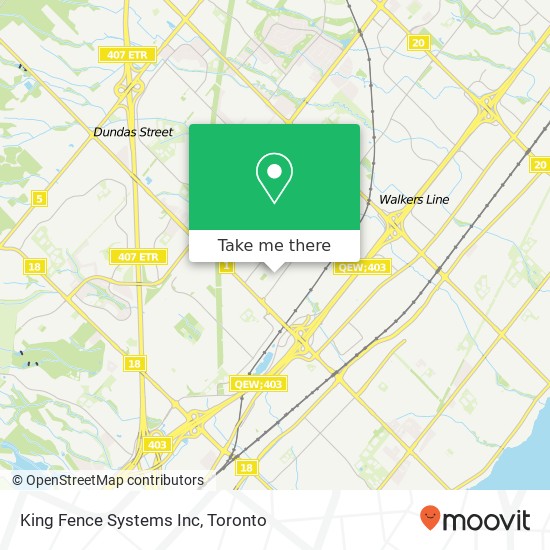 King Fence Systems Inc map