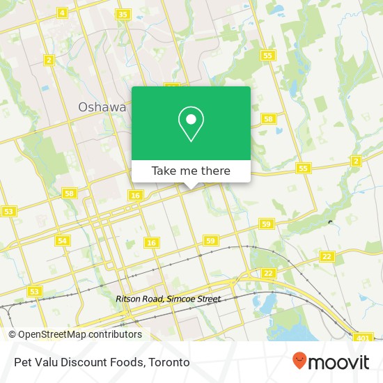 Pet Valu Discount Foods map