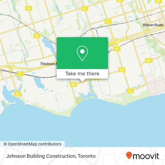 Johnson Building Construction map