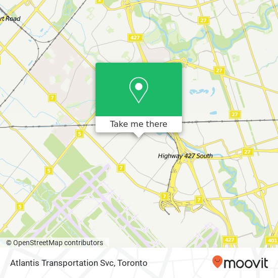 Atlantis Transportation Svc map