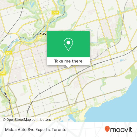 Midas Auto Svc Experts map