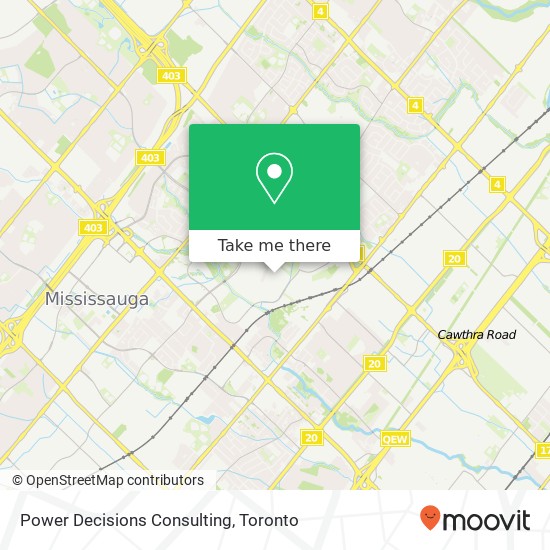 Power Decisions Consulting map