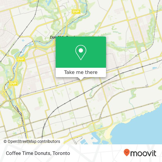 Coffee Time Donuts map