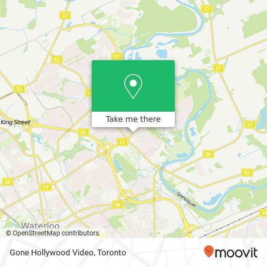 Gone Hollywood Video map