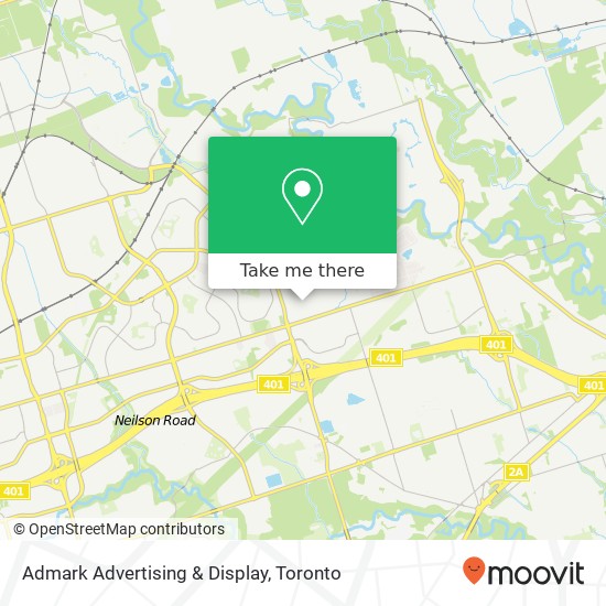 Admark Advertising & Display map