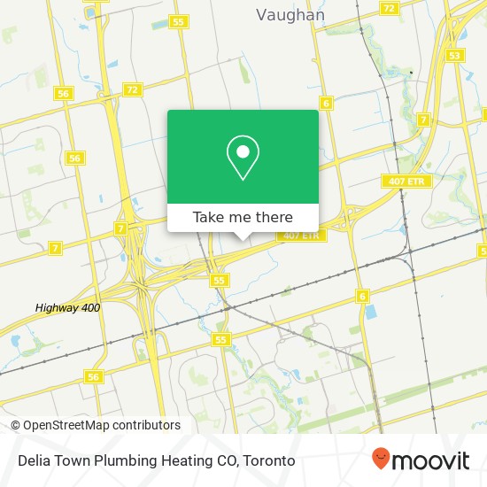 Delia Town Plumbing Heating CO map
