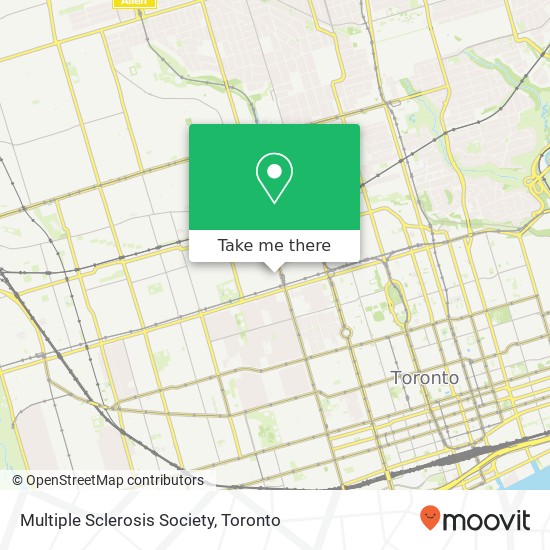 Multiple Sclerosis Society map