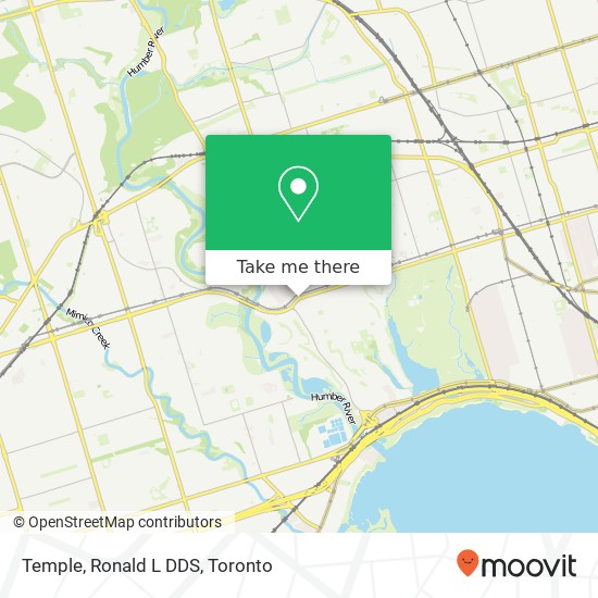 Temple, Ronald L DDS map