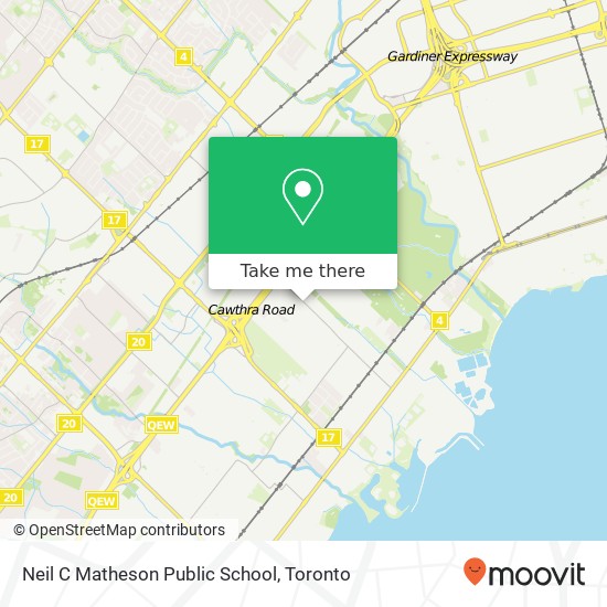 Neil C Matheson Public School map