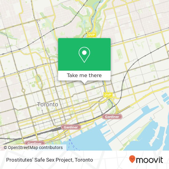 Prostitutes' Safe Sex Project map