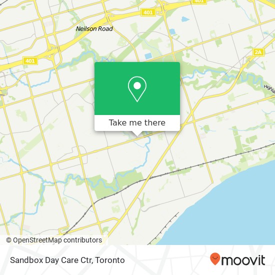 Sandbox Day Care Ctr map