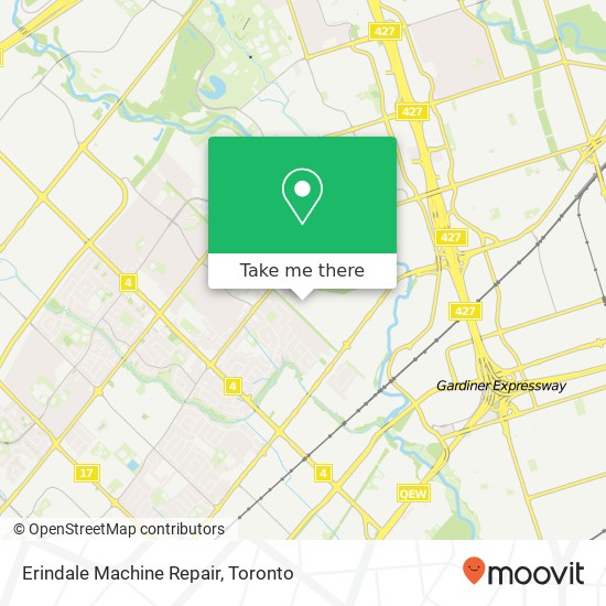 Erindale Machine Repair map