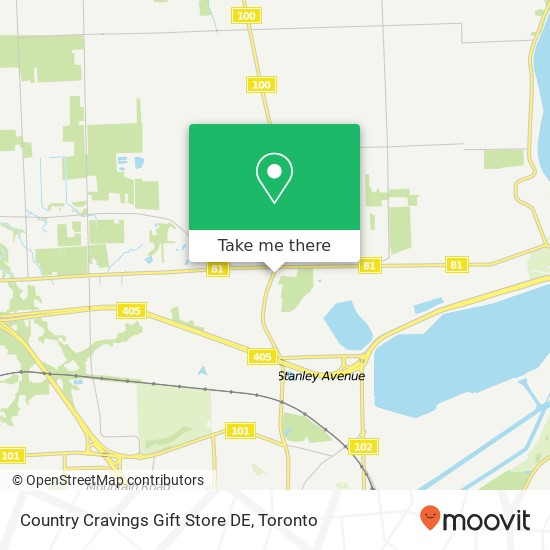 Country Cravings Gift Store DE map