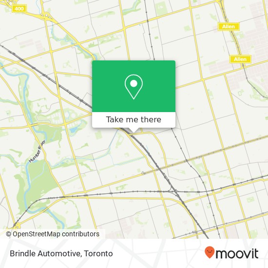 Brindle Automotive map