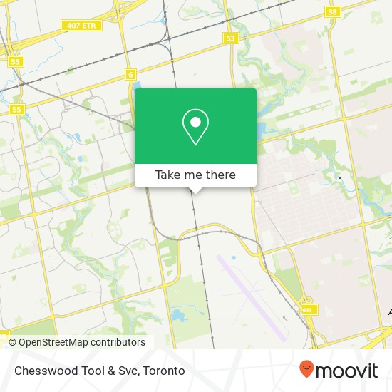 Chesswood Tool & Svc map