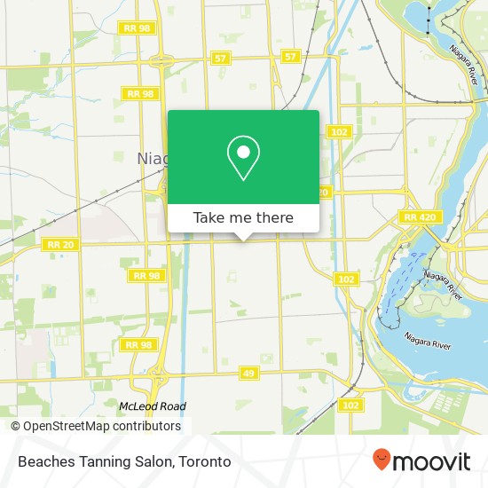 Beaches Tanning Salon plan