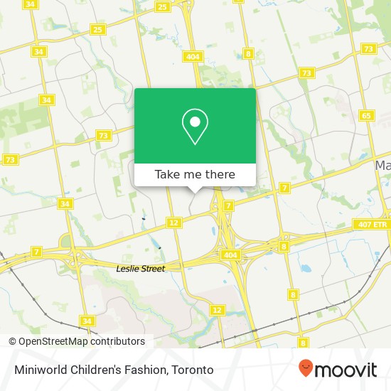 Miniworld Children's Fashion map