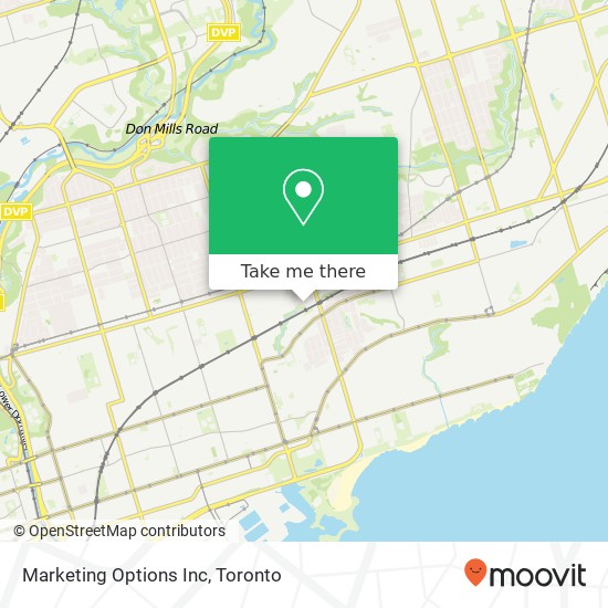 Marketing Options Inc map