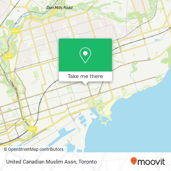 United Canadian Muslim Assn map