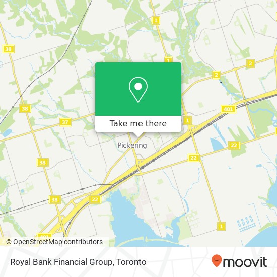 Royal Bank Financial Group map