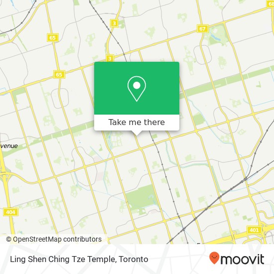 Ling Shen Ching Tze Temple map