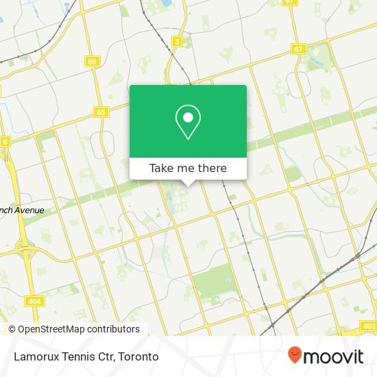 Lamorux Tennis Ctr map