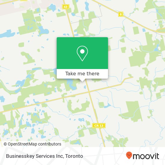 Businesskey Services Inc map