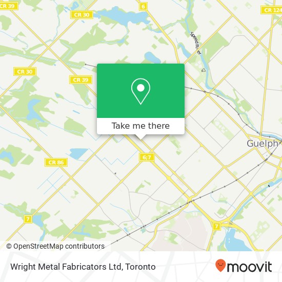 Wright Metal Fabricators Ltd map