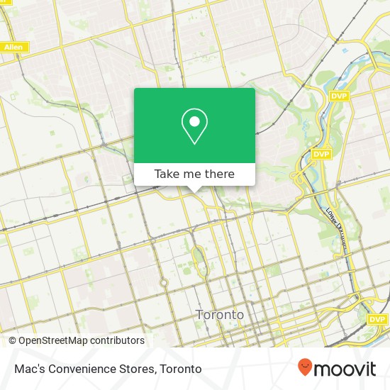 Mac's Convenience Stores map