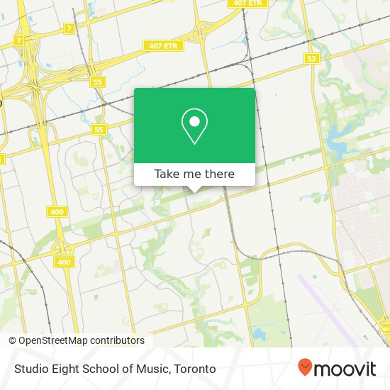 Studio Eight School of Music map